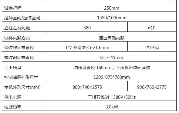 100吨1000KN微机控制锚杆锚索拉力试验机